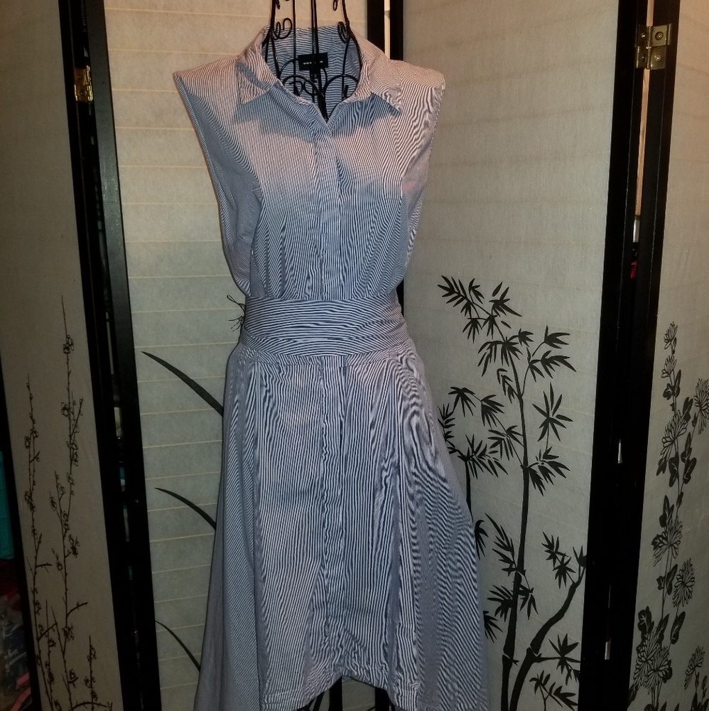 💃*2/$30*👗 Sleeveless Pinstripe Dress